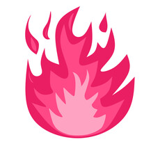 fire symbol icon vector illustration