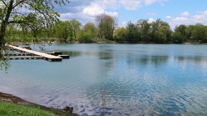 Dock on Jarun lake