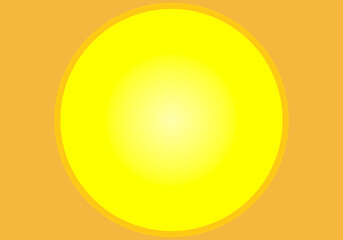 Fondo de sol en un cielo al atardecer.