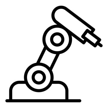 recommend clip art: Hand robot welder icon outline vector. Cute mascot. Android ai