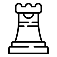Tower reduction icon outline vector. Stress mind. Soul meditate