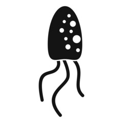 Jelly life icon simple vector. Jellyfish medusa