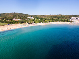 Aerial view of The Driver Beach near resort of Dyuni, Bulgaria