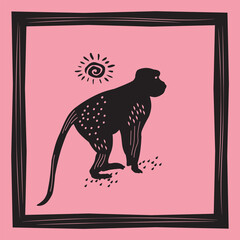 Cordel style illustration. Brazilian culture.	