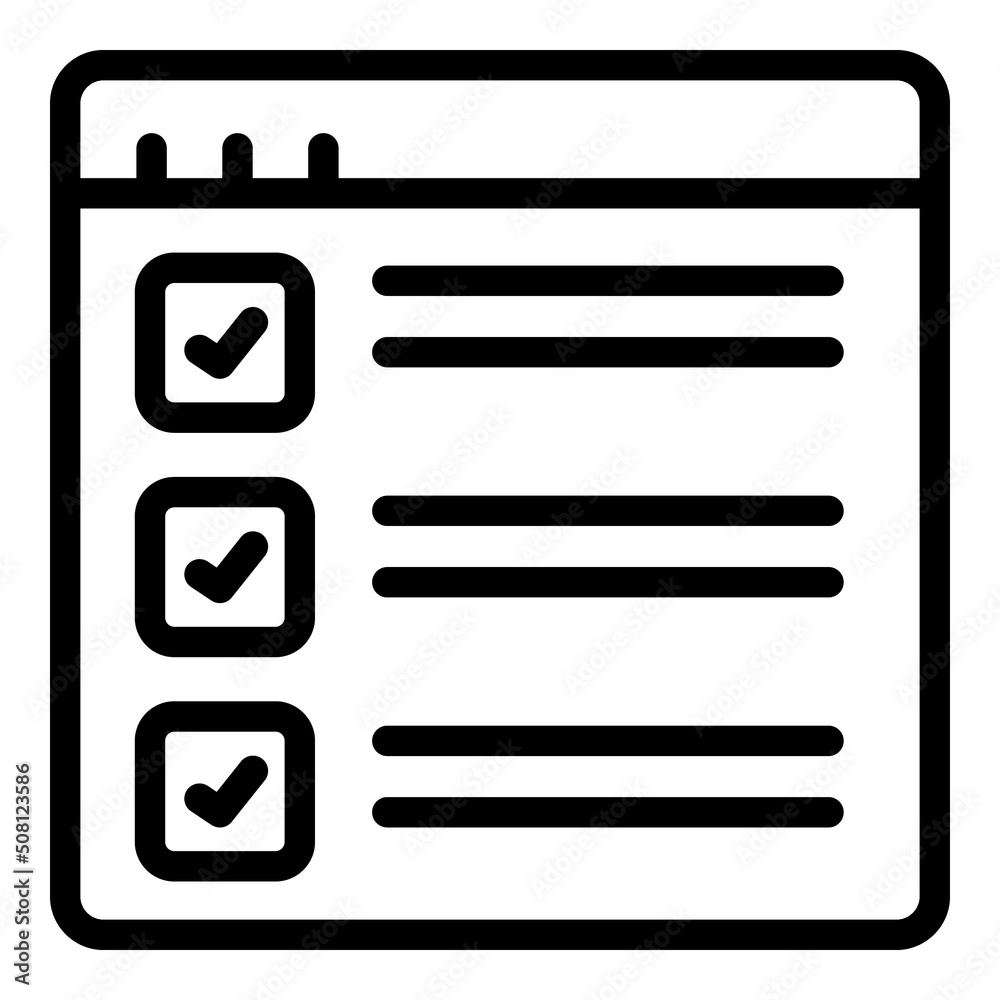 Poster web page login icon outline vector. form register. computer access