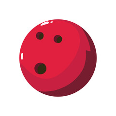 flat bowling ball design
