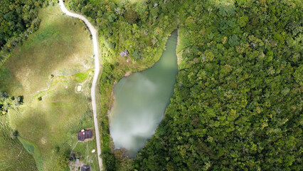 wonderful lagoon in the department of Boyaca, colombia