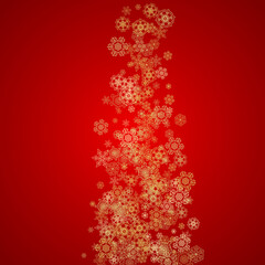 Christmas and New Year snowflakes