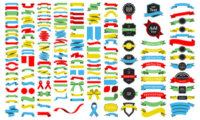 	
Beautiful Ribbons, Tags and Bows Collection Set Vector Design Eps 10	

