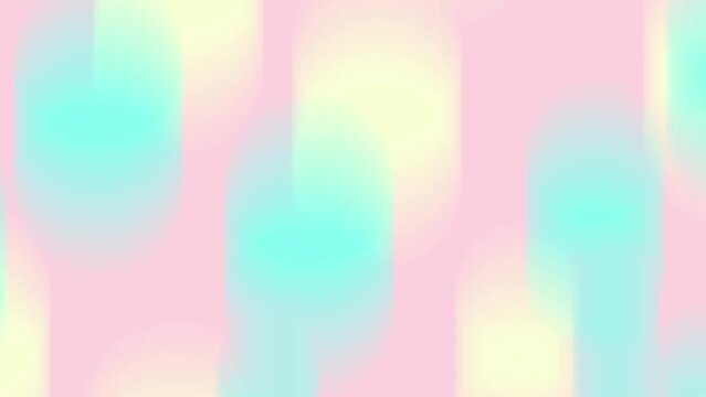 Blurred light pink yellow cyan background. Smooth pastel colors presentation template. Soft banner for candy shop cafe or kids party event agency. Rainbow cake pop. Assorted ice cream with marshmallow