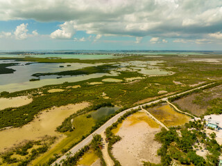 Nature landscape in the Florida Keys