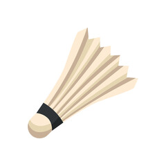 flat badminton shuttlecock design