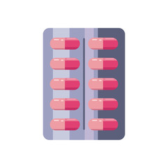flat pink pills tablet