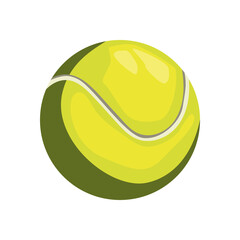 flat tennis ball design