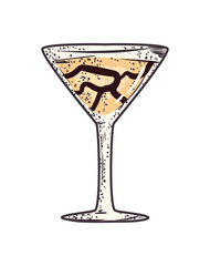 martini cocktail design