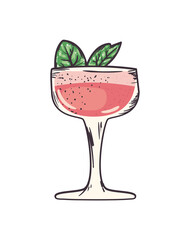 pink cocktail design