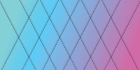 Fototapeta na wymiar Abstract pink and blue light gradient background with diagonal lines, business template.
