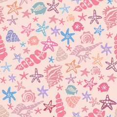 Fototapeta premium Sea pattern 10