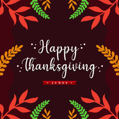 Culture vector background illustration. International day for banner, backdrop, poster, merchandise, cover. Eps 10. Happy thanksgiving day vector