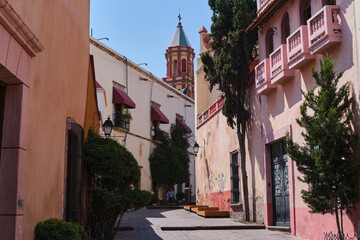 Centro Histórico de Querétaro Santuario de la Congregación sobre calle Pasteur 