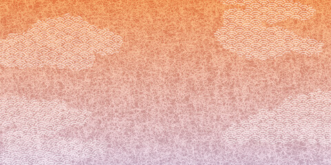 和紙　和柄　秋　背景	