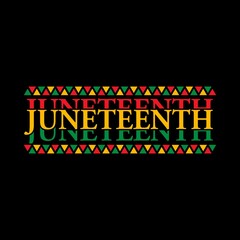 Juneteenth Freedom Day since 1865 template design in vector. Illustration of Juneteenth celebrate day.