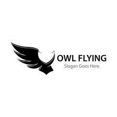 Owl logo template vector icon design