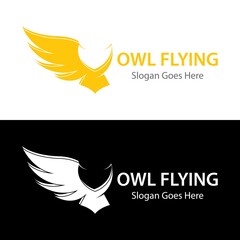 Owl logo template vector icon design