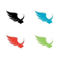 Owl logo template vector icon set