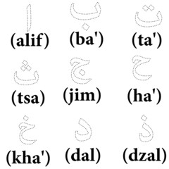 Hijaiyah Worksheet  for Child © endahdwis