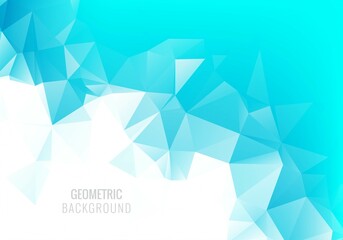Abstract geometric low poly triangle shape background