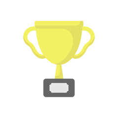 trophy icon design template vector illustration