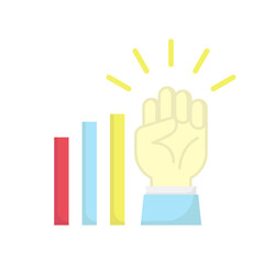 Obraz premium motivation icon design template vector illustration