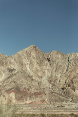 landscape with blue sky