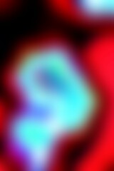 Abstract multicolored defocused background. Blurry lines and spots. Bright colors. Background for the cover of a laptop, notebook.