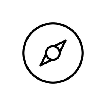 recommend clip art: simple compass  icon  line art