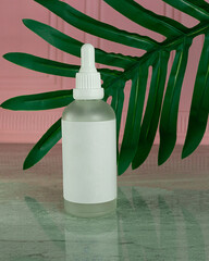 hyaluronic acid in small bottle