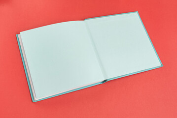 Book over background - closeup detail