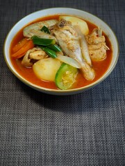 한국음식 매운 닭고기 채소스튜, 닭볶음탕