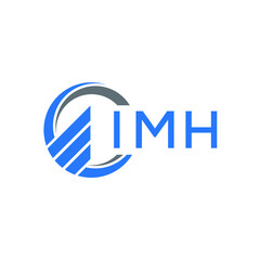 IMH letter logo design on white background. IMH  creative initials letter logo concept. IMH letter design.
