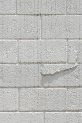 白色のブロック壁