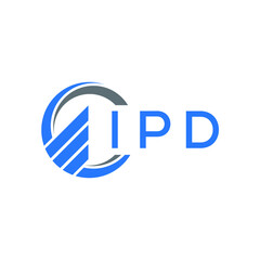 IPD letter logo design on white background. IPD creative initials letter logo concept. IPD letter design. 
