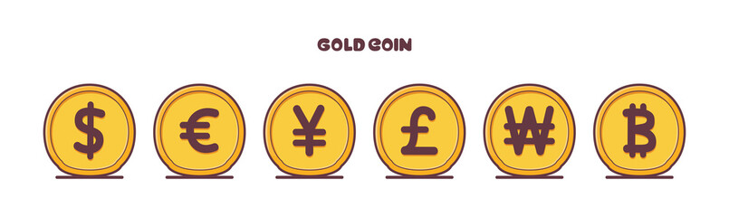 currency in the form of gold coins
