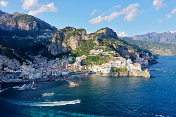 Aerial View - Amalfi Coast, Italy