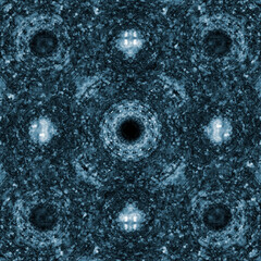 Monochrome kaleidoscope texture pattern. Beautiful abstract background.