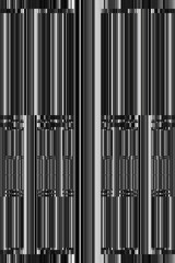 Simple black and white geometric background, vertical illustration.