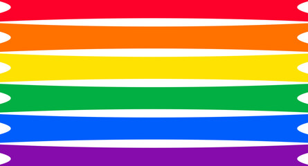 Abstract hand drawn LGBT people pride flag background design vector.