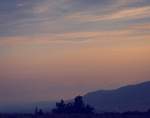 Paisaje de Atardecer
