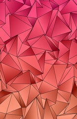 Obraz premium Abstract Low-Poly background. triangulated texture. Design 3d. Polygonal geometrical pattern. Triangular modern style