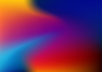 Blue red green purple pink orange blur abstract gradient background